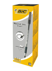 BIC Round Stic Exact Fine Ball Pen, Black