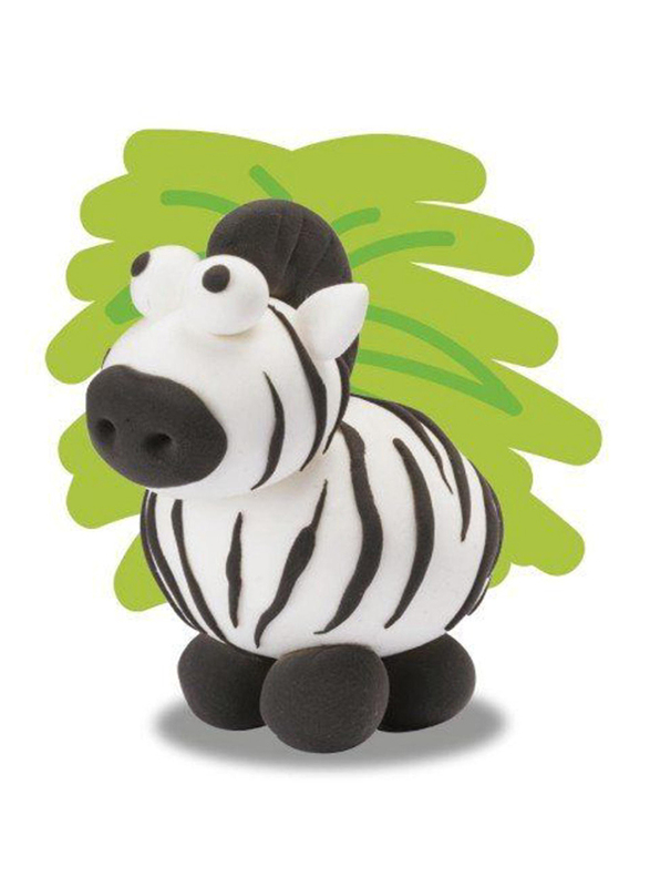 Carioca Modelight Safari Model Clay, Ages 5+, White/Black