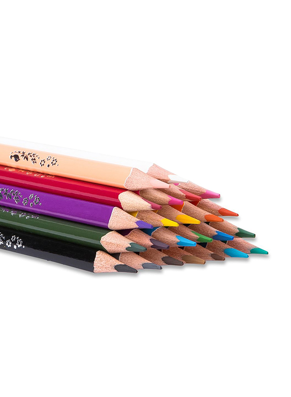 Deli EC00320 Color Pencil, 24 Pieces, Multicolor
