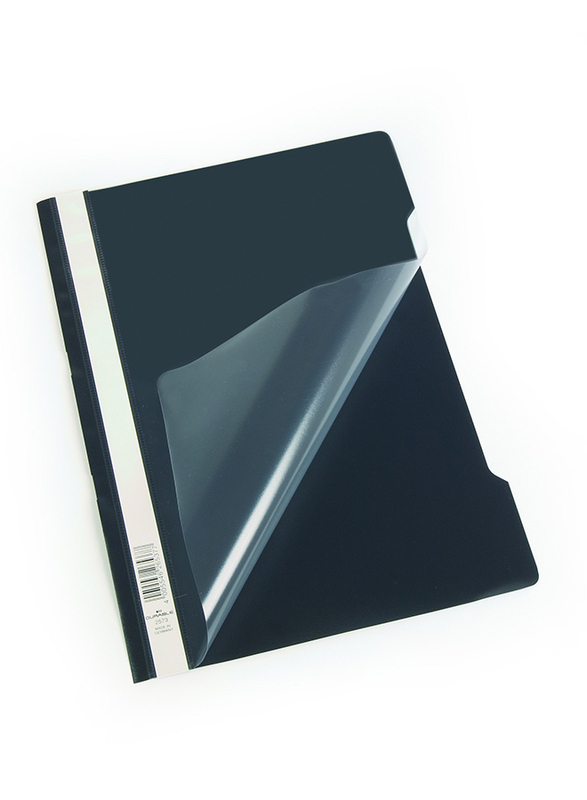 

Durable 2573-01 Polypropylene Clear View File Folder, A4 Size, Black