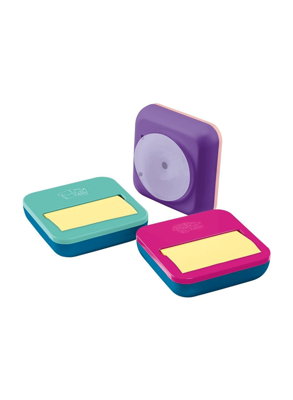 3M OL-330-PD Pop Up Dispenser with Sticky Note, 76 x 76mm, Multicolor