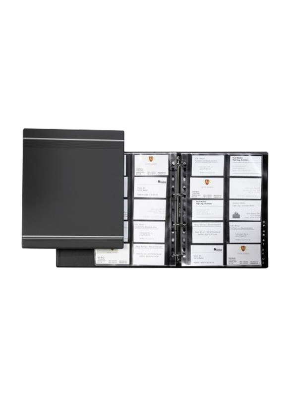 

Durable 2388-07 Visifix PVC Business Card Album, A4 Size, Charcoal