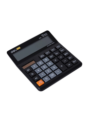 Deli EM01120 12 Digits Calculator with 120 Steps Check, Black