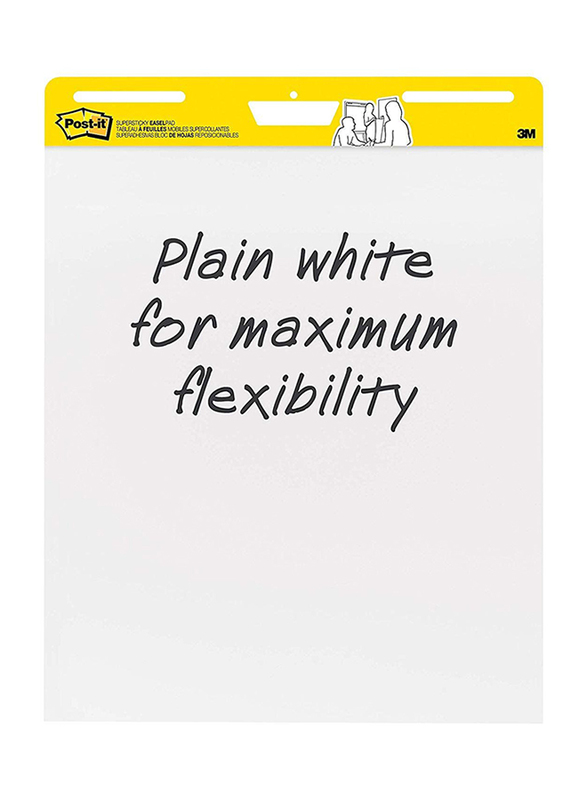 3M Post-It 559 Easel Pad, 25 x 30mm, White