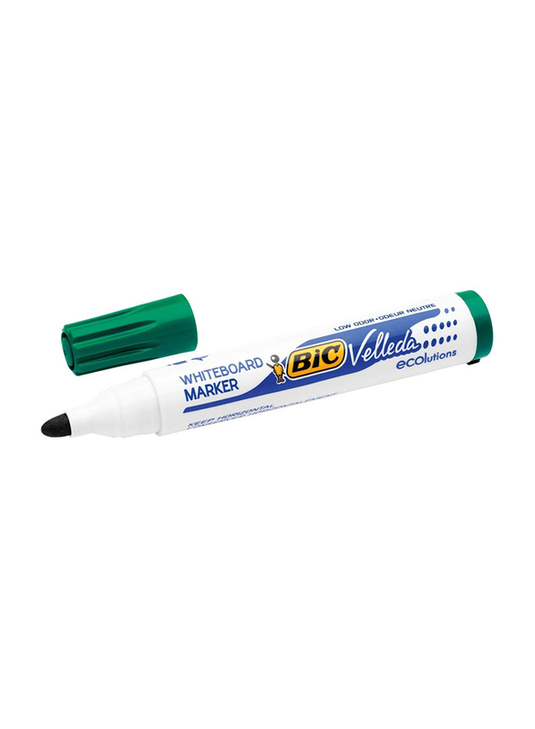 BIC 1751 White Board Marker with Bulletin Tip, Green