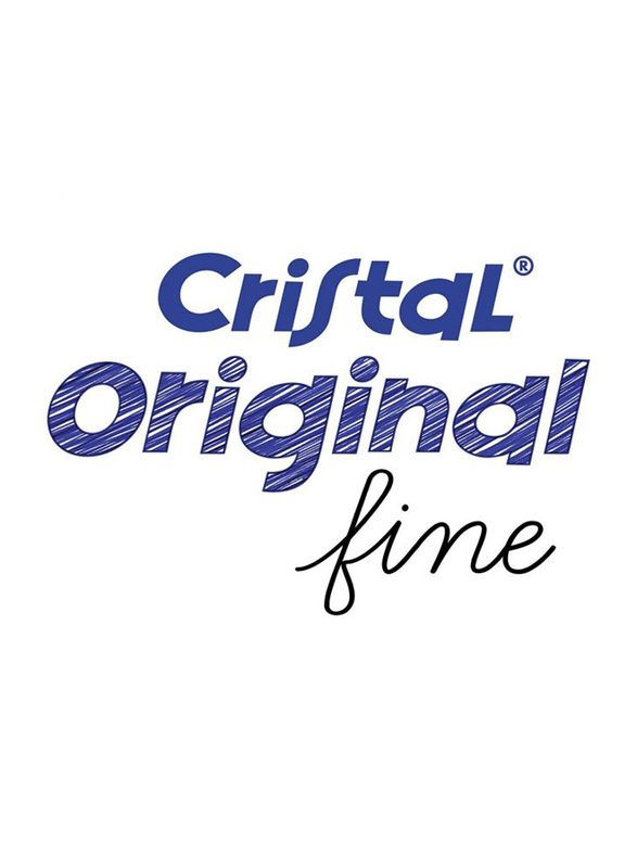 BIC Cristal Original Fine Point 0.8mm Ball Pen Set, Black