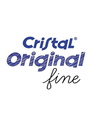 BIC Cristal Original Fine Point 0.8mm Ball Pen Set, Black