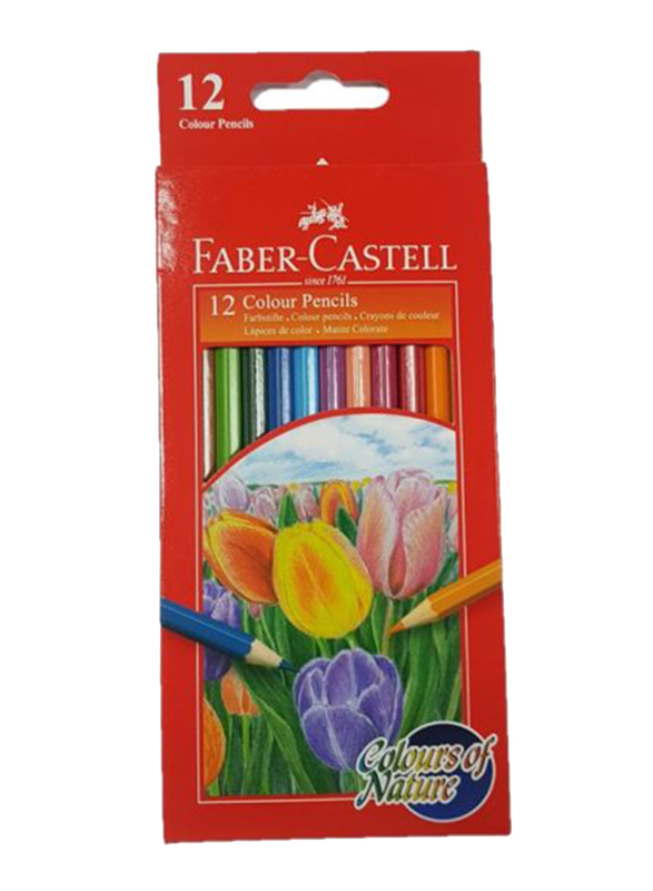 Faber-Castell FCI114416 Colors Of Nature Pencil Assorted, 12 Pieces, Multicolor