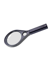 Deli E9090 75mm Lens Magnifying Glass, 1 Piece, Black