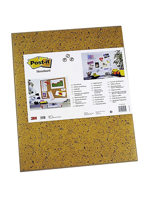3M Post-It 558 Memo Board 17.5 x 23mm, Brown