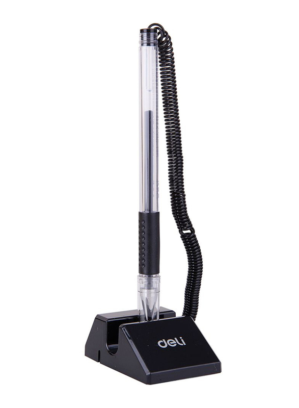 Deli 6791 Gel Ink Counter Pen with Grip, 0.5mm, Blue