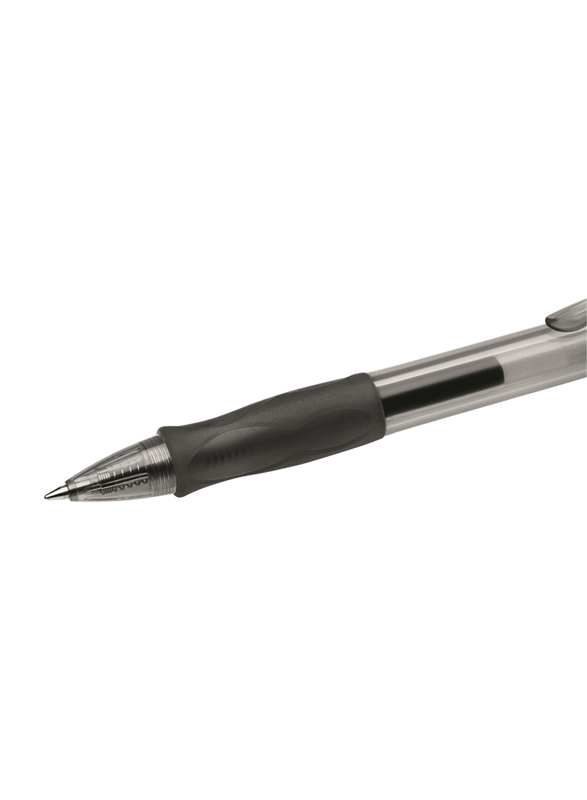 BIC Gelocity Medium Point 0.7mm Retractable Gel Ink Pen, Black