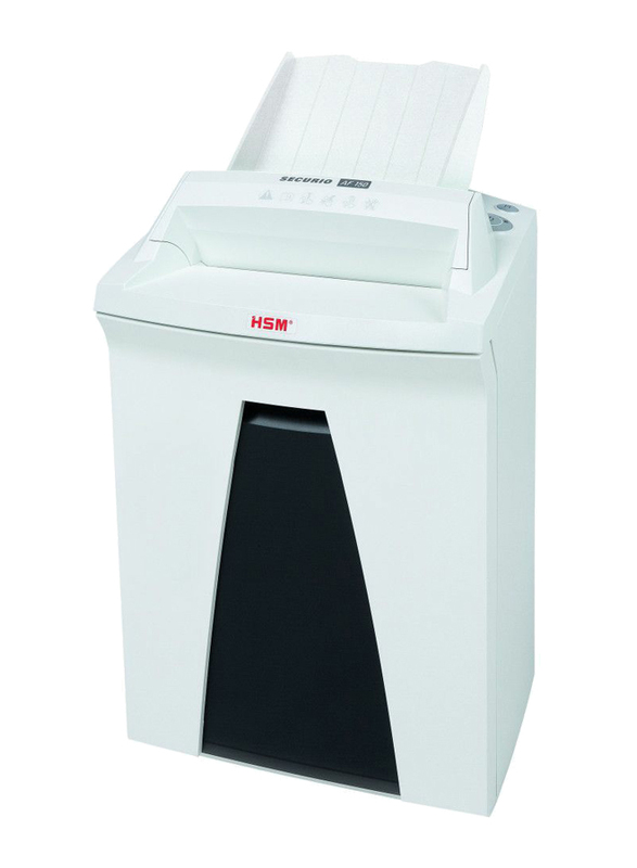 HSM AF150 Cross Cut Shredder, 4.5 x 30mm, 2083, White