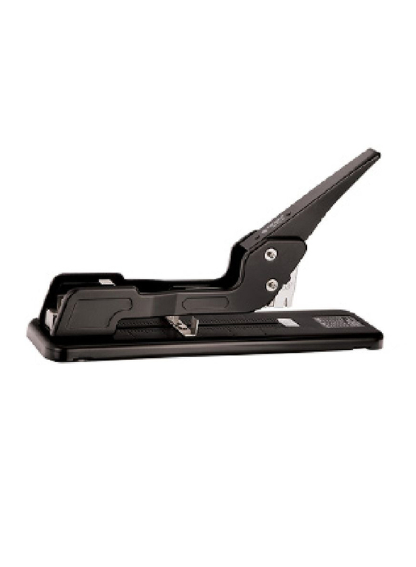Kangaro HD23 L17 Heavy Duty Stapler, Up to 140 Sheets Capacity, Black
