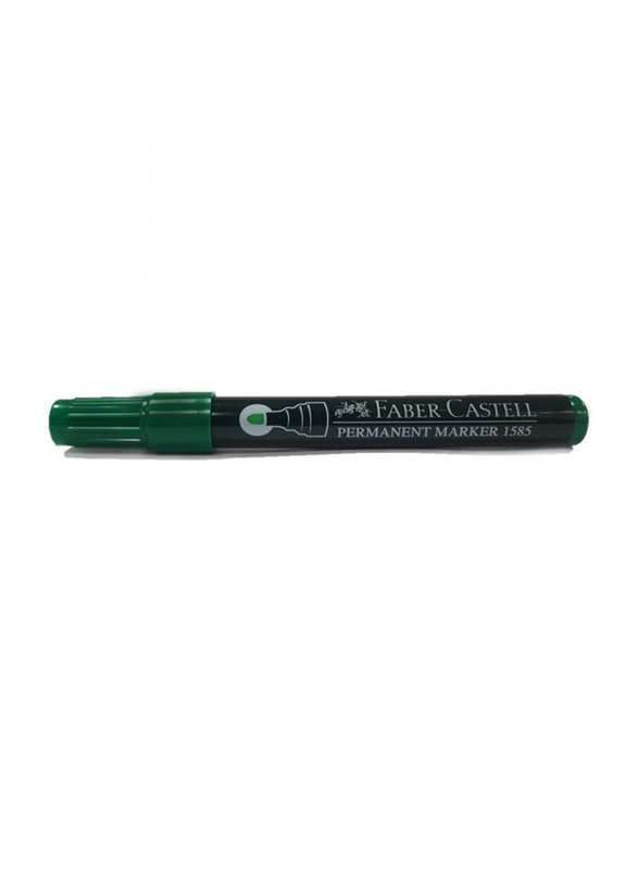 Faber-Castell 1585 Bullet Tip Permanent Marker, Green
