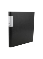 Elfen Economy 4202 Polypropylene Ring Binder, A4 Size, Black