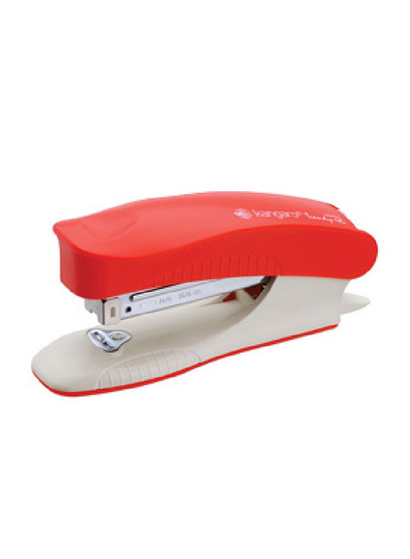 Kangaro Trendy 45 Stapler, Up to 25 Sheets Capacity, Red