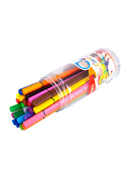 Deli EC10526-FELT Triangle Color Pen, 24 Pieces, Multicolor