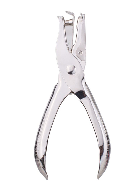 

Deli E0114 One Hole Plier Punch, Up to 8 Sheets, Silver