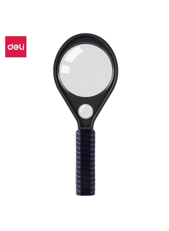 

Deli E9091 60mm Lens Magnifying Glass, 1 Piece, Black