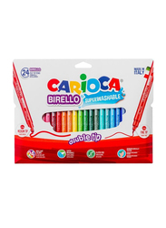 Carioca Birello Box Felt Tip Colored Pen Set, 24 Piece, Multicolour
