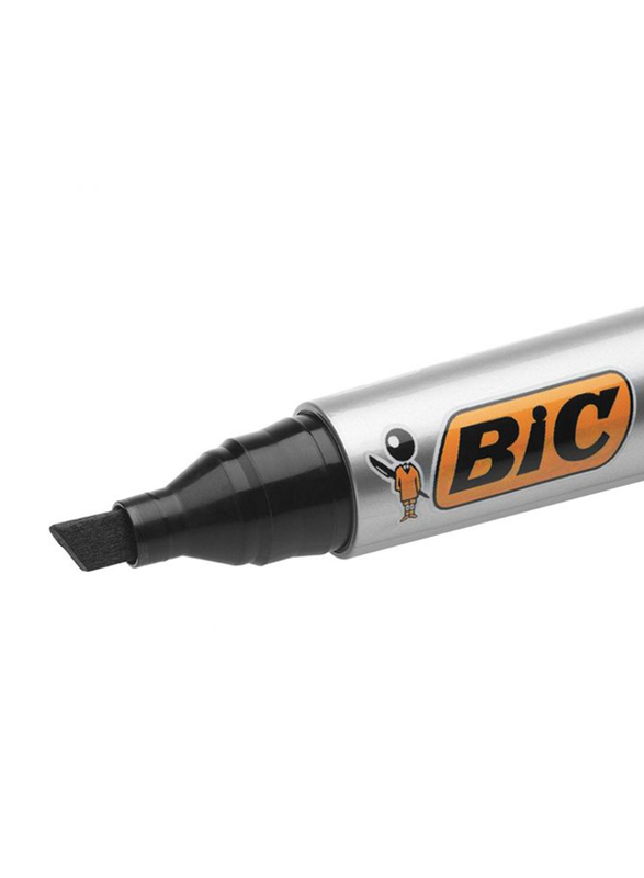 BIC 2300 Chisel Tip Permanent Marker, Black