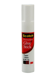3M Scotch 6008-30D-Glb Permanent White Glue Stick, 30 Pieces x 8gm, White