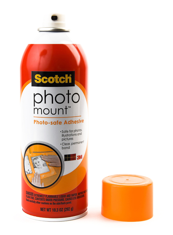 3M Scotch 6094 Photo-Mount Adhesive, 292gm, White