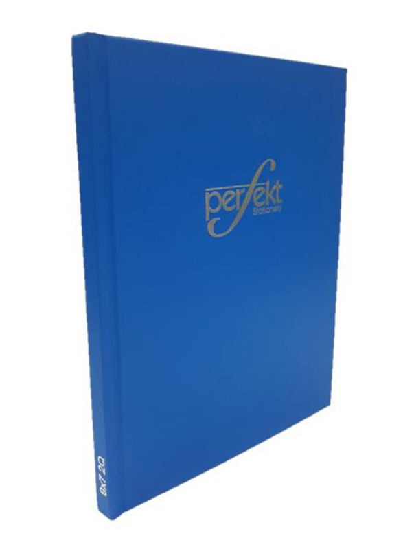 

Perfekt Register Ruled Note Book/Manuscript Hard Cover, 9x7 Size 2 Quire, Blue