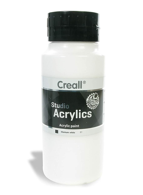 

Creall A-05798 American Educational Products Studio Acrylic Paint, 1000ml, 81 White