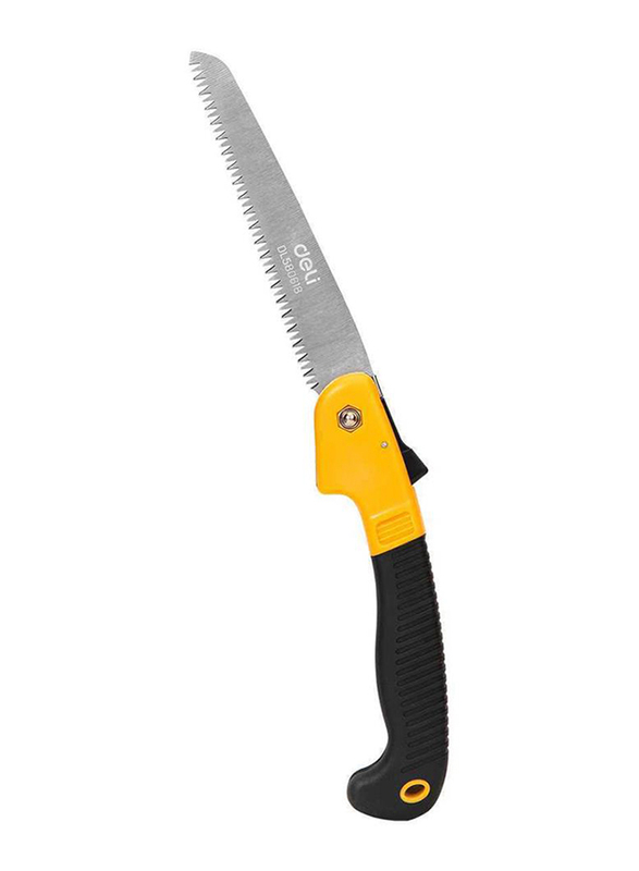 

Deli Folding Saw, 180mm, Black/Yellow