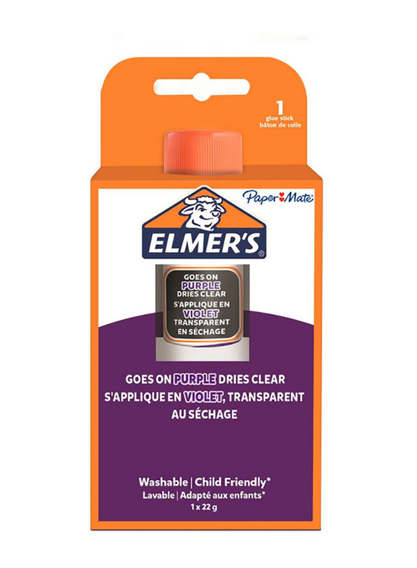 

Elmer's Disappearing Glue Stick, 22g, Purple