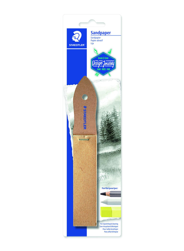 

Staedtler StaEDT Perfumeler ST-923-23BKC Lead Pointer Sandpaper, 12 sheets, Brown