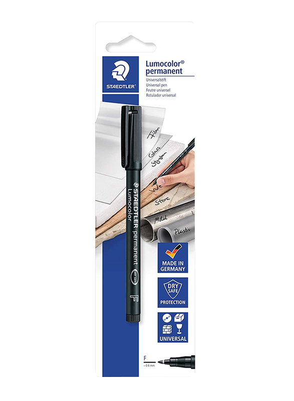 

Staedtler StaEDT Perfumeler Lumocolor Permanent Universal Pen, F, Black