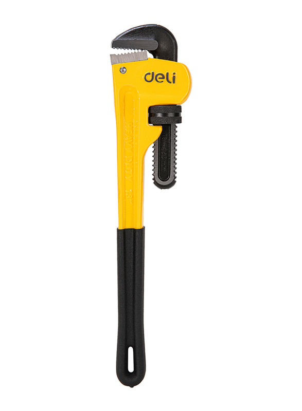 

Deli 18-inch Pipe Wrenche, EDL2518, Black/Yellow