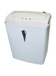 Atlas 5-Sheet Stripe Cut Shredder, 6mm, AS-S2-SC0540, White/Light Grey