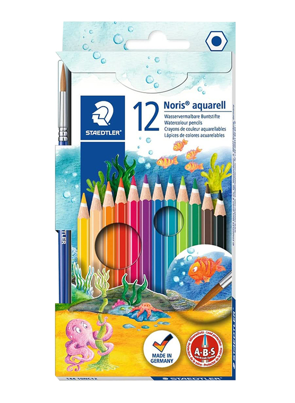 

StaEDT Perfumeler 14410Nc12 Watercolor Pencils Set, 12 Pieces, Multicolor