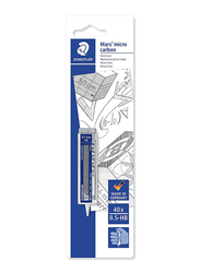 Staedtler 40-Piece Mars Micro Carbon Mechanical Pencil Leads Refill, Black