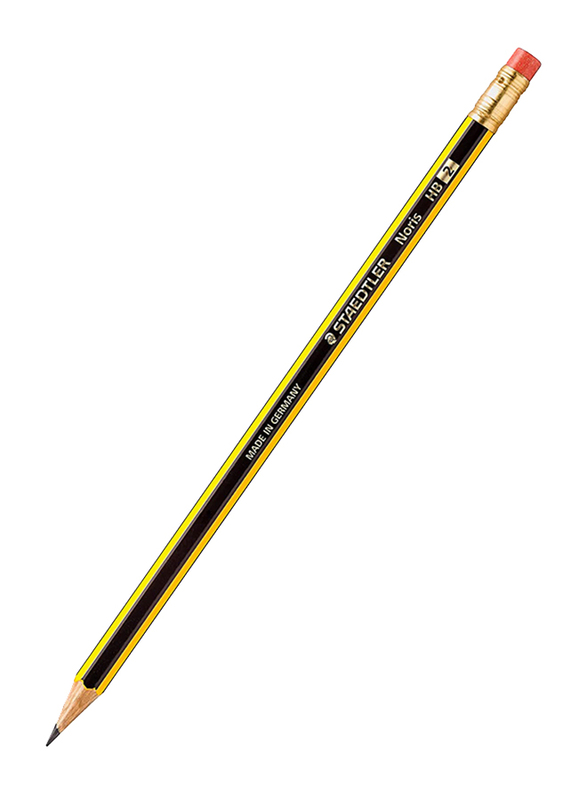 Staedtler Noris ST-122-HBA-53 Pencils Set, with Rubber Tip, 12 Pieces, Multicolor