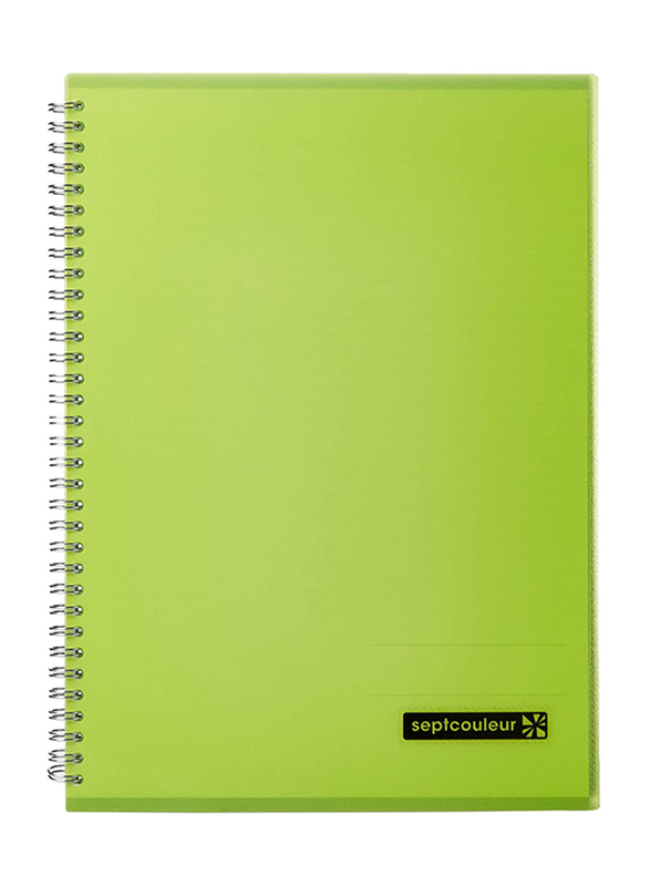 

Maruman Septcouleur Notebook, 80 Sheets, 75gm, A4 Size, Green