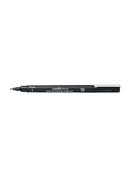 Uniball 12-Piece Pin Fine Line Brush Pen Set, Black