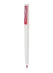 Uniball 12-Piece Uni Compo Ultra Fine Pen Set, 0.3mm, PIN115, Red