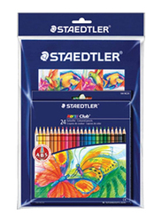 Staedtler ST-144-NC24PR-01 Color Pencils Set, with Color Book, 25 Pieces, Multicolor