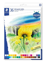 Staedtler 2430C36 Soft Pastel Chalks, 36-Pieces, Multicolor