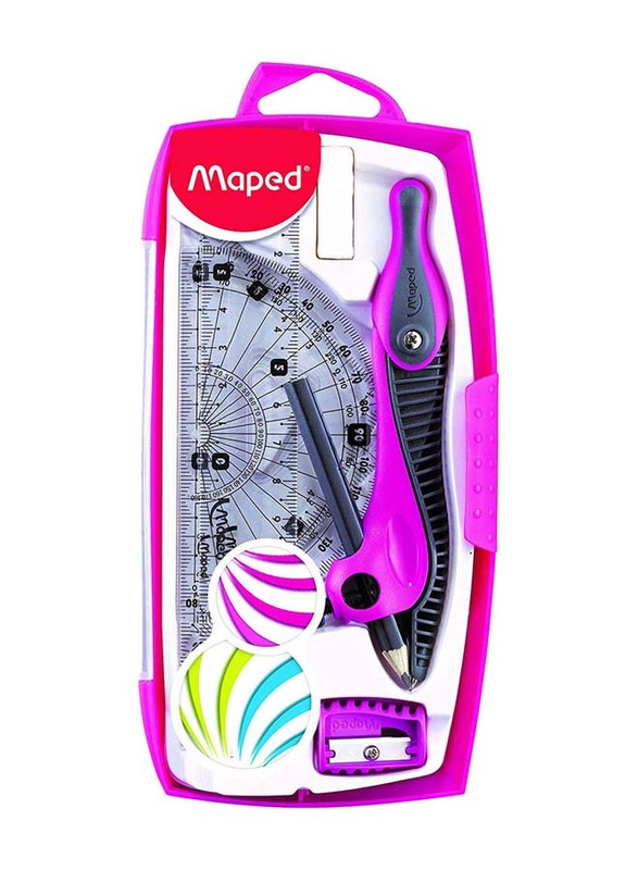 

Maped 8-Piece Super School Kids Geometry Set, Assorted Color
