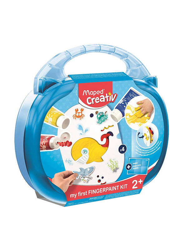 

Maped M907004 My First Finger Paint Set, 10 Pieces, Multicolor