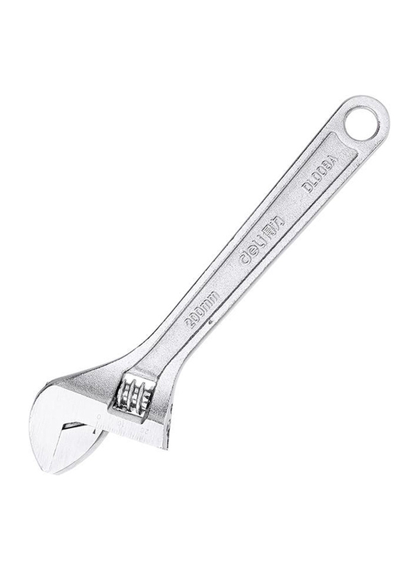 

Deli 8-inch Adjustable Wrenche, EDL008A, Silver