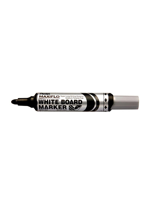 

Pentel 12-Piece Maxiflo Bullet Tip White Board Marker Set, Black