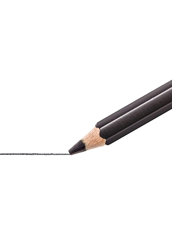 Staedtler Mars Lumograph ST-100B-HB Artist Pencils Set, Presharpened, 12 Pieces, Black