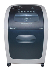 Atlas 18-Sheet Cross Cut Shredder, 4 x 44mm, Black/White